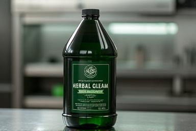 A sturdy container of Herbal Gleam Organic Industrial Degreaser, suitable for commercial use.